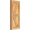Ekena Millwork Framed Board-n-Batten Shutters w/Z-Bar, Rough Sawn Western Red Cedar, 10 3/4W x 25H, PR RBF06Z11X025RWR - alternate 4
